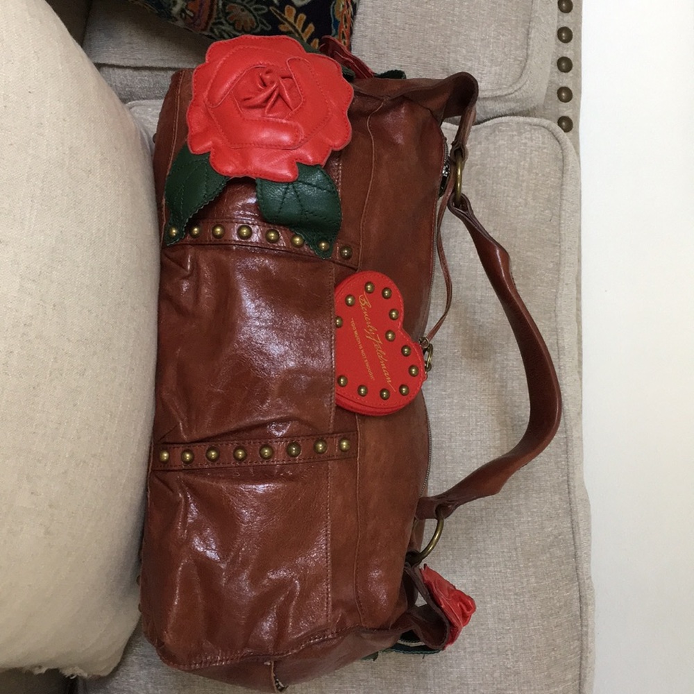 Gorgeous Beverly Feldman bag, all leather!